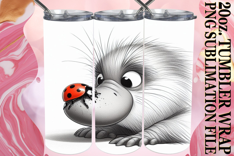 WHIMSICAL ESCAPES 20oz TUMBLER WRAP, Cute Animals