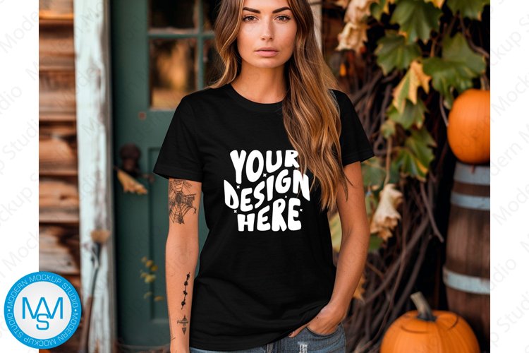 White Tshirt Mockup Image 4