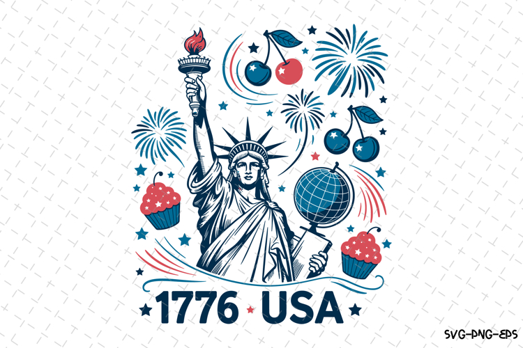 4th Of July Sublimation Design