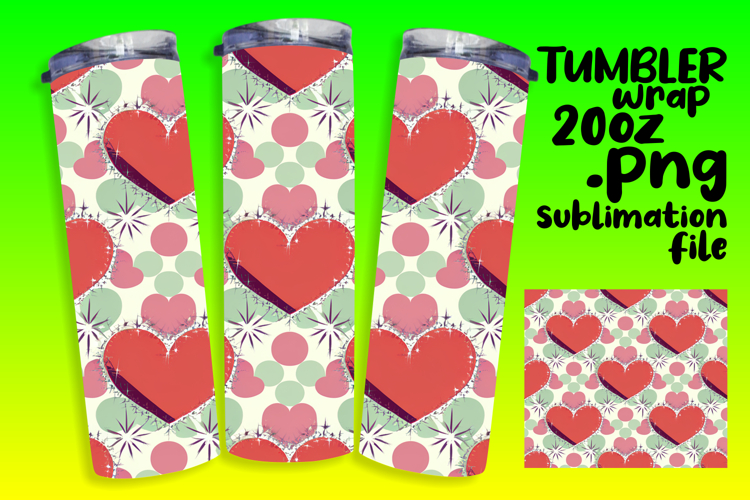 Perfect Gift: 20oz Tumbler Design , Heart
