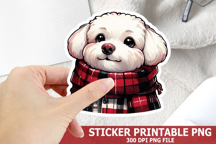 Christmas Dog Clipart Image 8