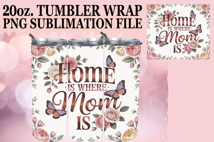 Tender love 20oz tumbler wrap, Mothers Day