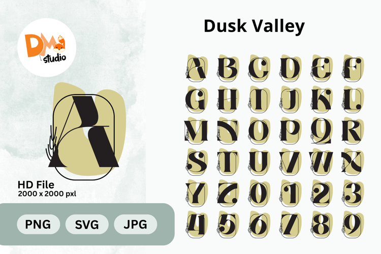 Dusk Valley Monogram