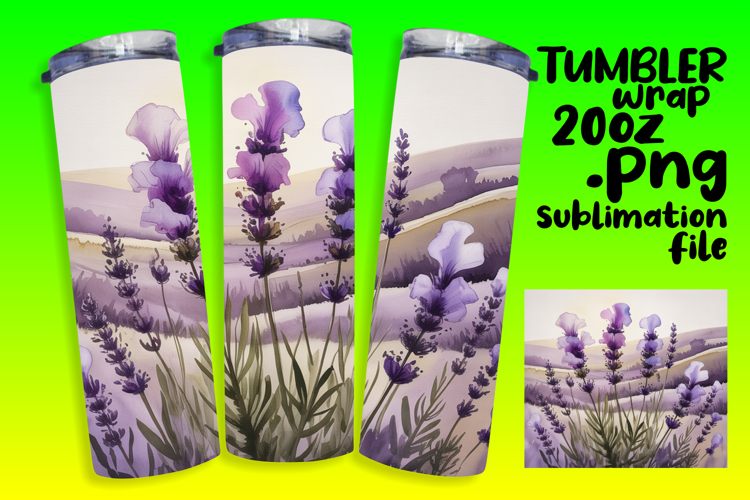 20oz Tumbler Wrap for Personalization , Flowers