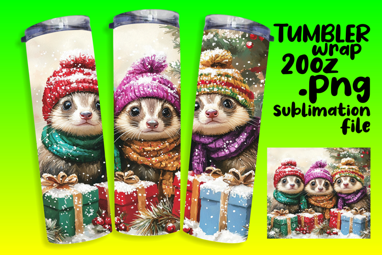 CLASSY PNG Tumbler Design 20oz , Cute Xmas