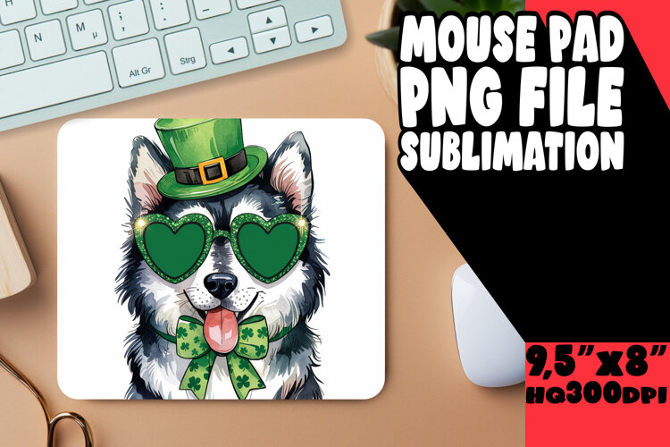 ENCHANTED mouse PAD Fun Sublimation, St Patrick example image 1