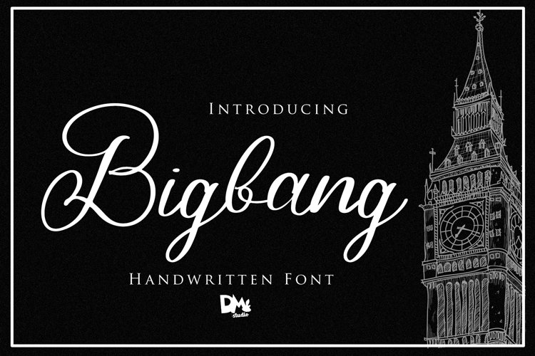 Bigbang - Handwritten Font example image 1
