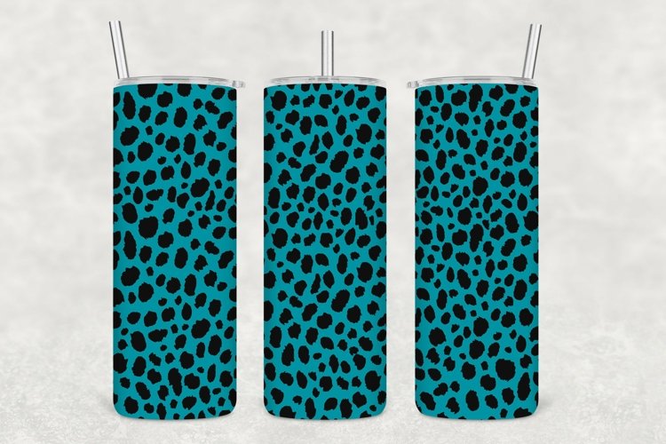 Ocean Leopard Pattern Tumbler Sublimation