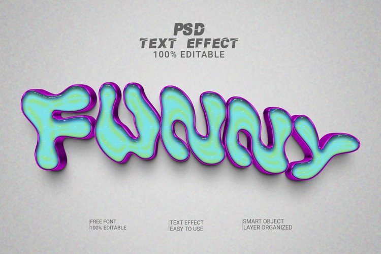 Funny Editable 3d Text Effect Style example image 1
