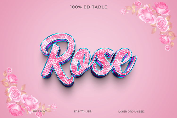 Pink Rose Clipart