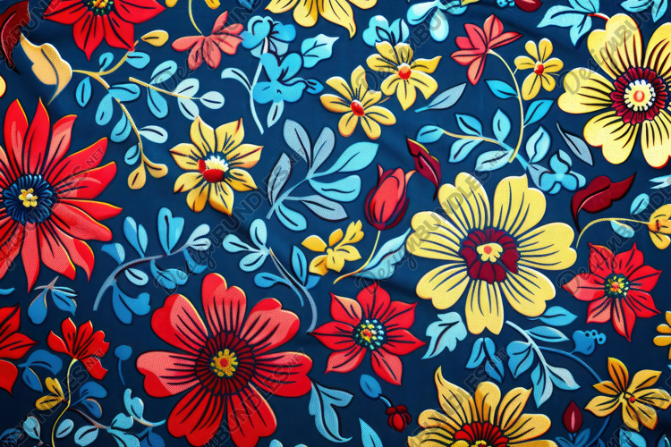 Flowers Texture Image 11