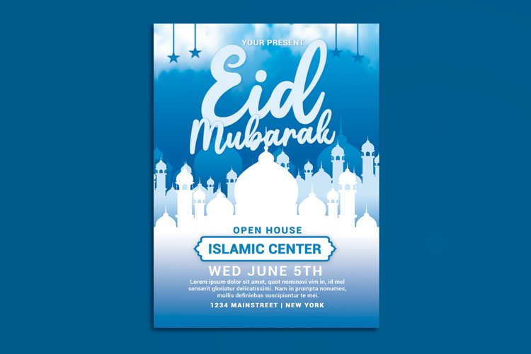 Eid Mubarak Flyer example image 1