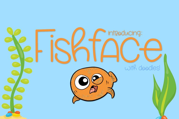 Fish Face - A Really Fun Handwritten Font - Free Font of The Week Font