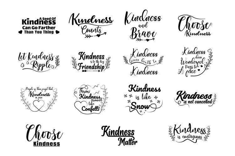 Kindness. svg quote example image 1