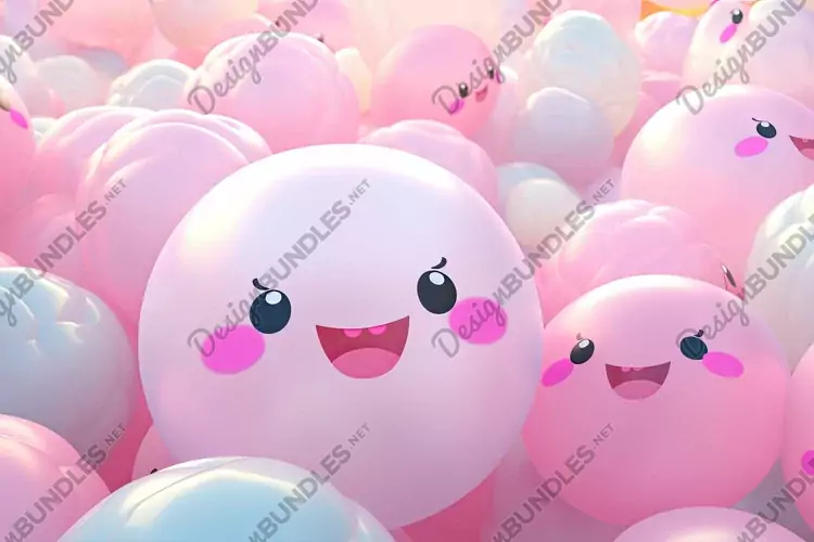Funny Emojis Background