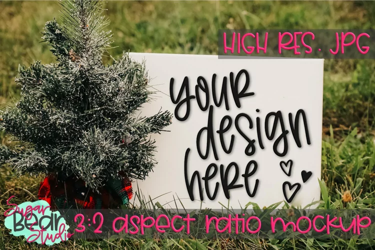 Christmas Canvas Mockup