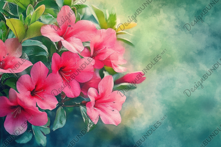 Blooming Flowers Background Wallpaper example image 1