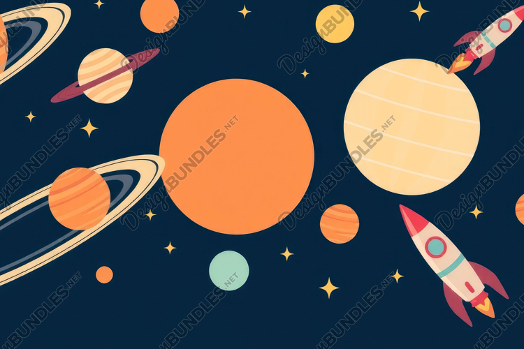 Cosmic Space Background example image 1