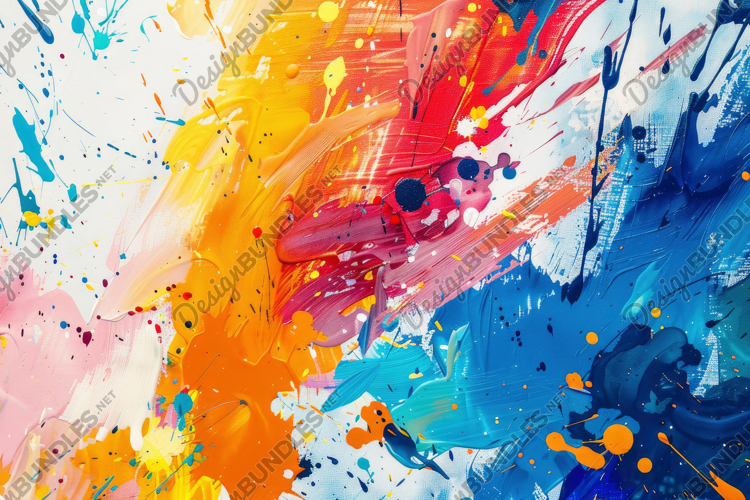 Abstract Art Painting Background Wallpaper