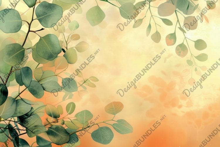 Eucalyptus Leaves Clipart Image 18