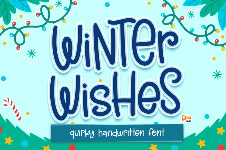 Winter Wishes - Quirky Handwritten Font example image 1