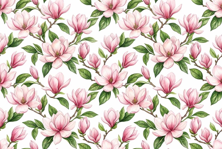 Pink Flowers Clipart Image 22