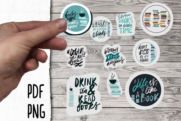 Stickers for planners | Books stickers BUNDLE
