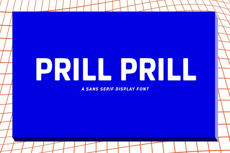 Prill font example image 1