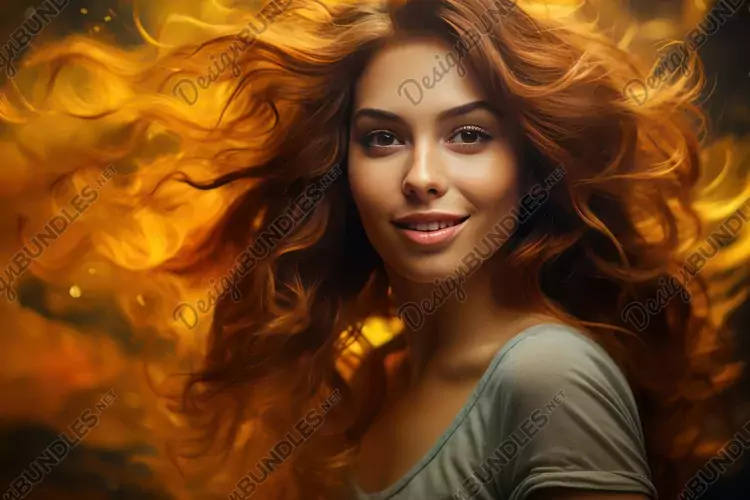 Model Girl Background Wallpaper