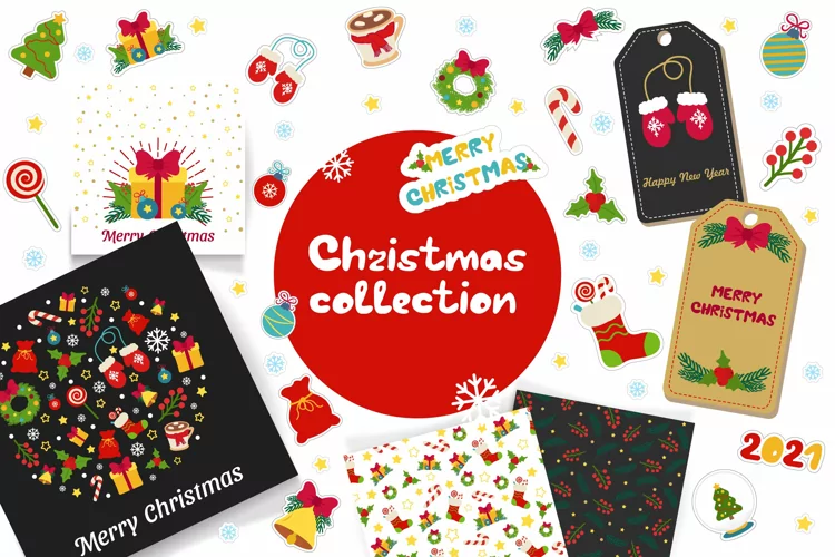 Christmas clipart, Christmas graphics & illustrations