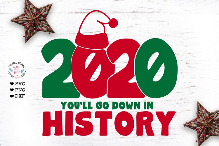 2020 Youll Go Down in History - 2020 SVG example image 1