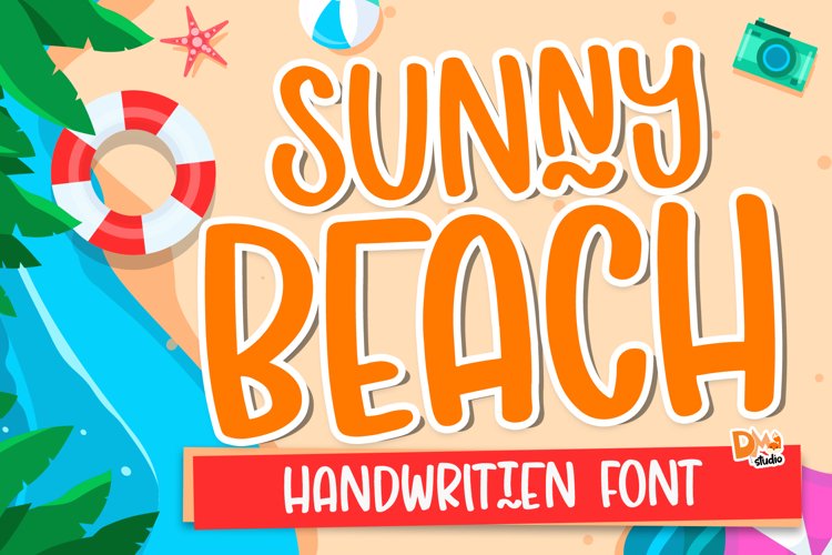 Sunny Beach - Crafty Handwritten Font example image 1