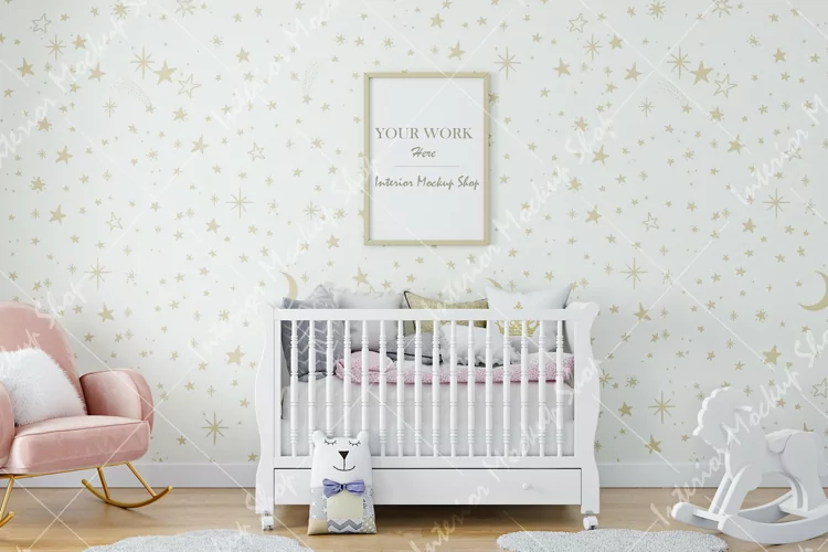 Frame mockup , Poster Mockup, Mockup in interior