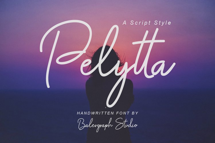 Pelytta Handwritten Script Font example image 1