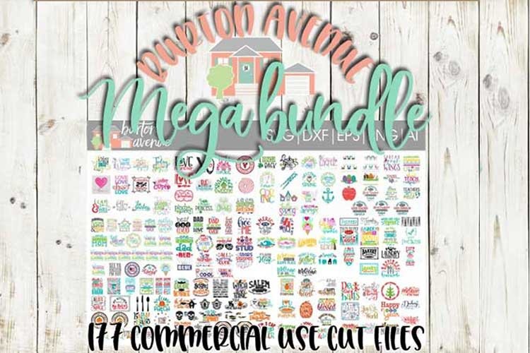 Burton Avenue Mega SVG Bundle for Cricut, Silhouette example image 1