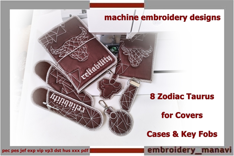 Taurus ITH Bundle 8 Designs for Covers, Cases & Key Fobs