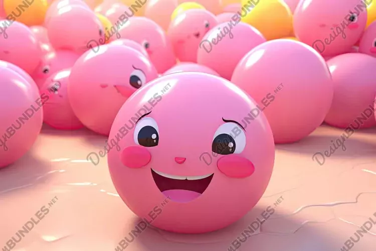 Funny Emojis Background