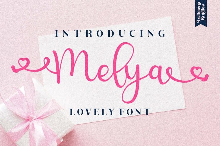 Melya - Beautiful Lovely Script Font example image 1