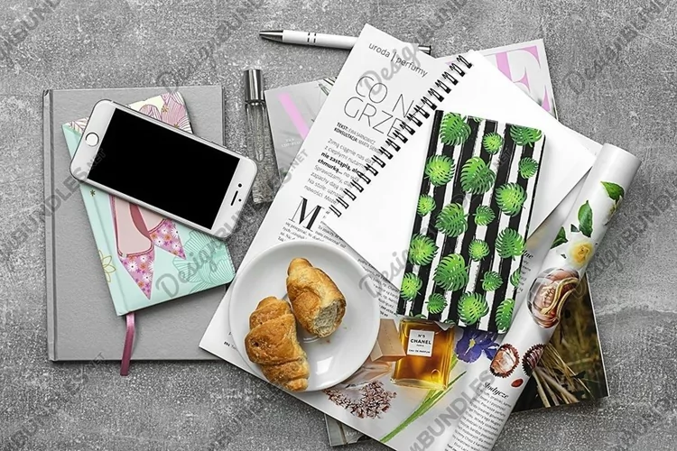 Feminine Stock Photo, Feminine Styled Desktop Mockup