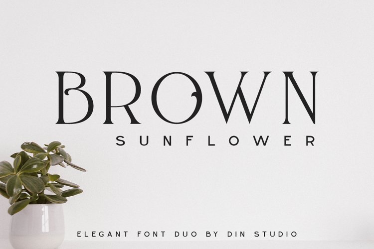 Brown Sunflower example image 1