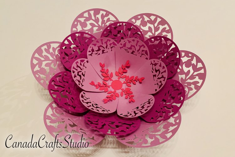Giant Paper flower Template 20