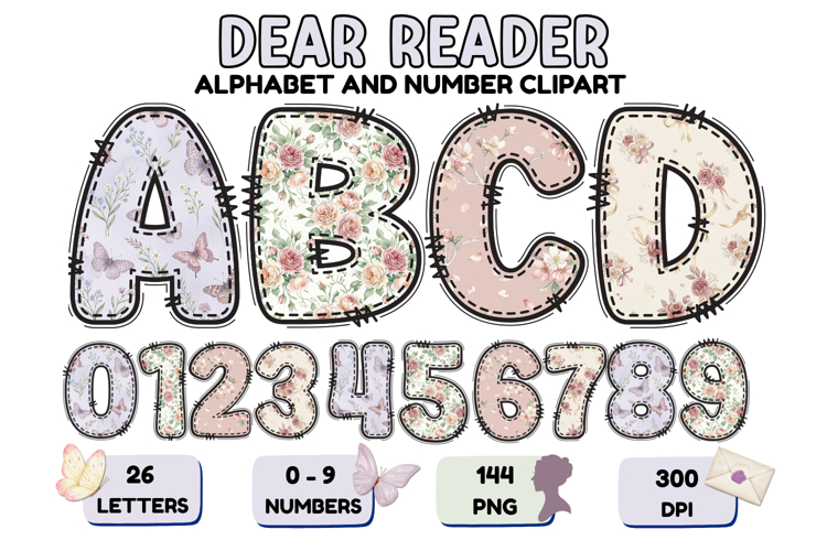  Vintage Alphabet