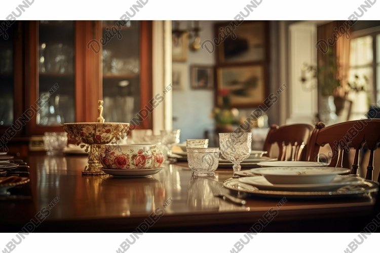 Dining Table Clipart Image 9