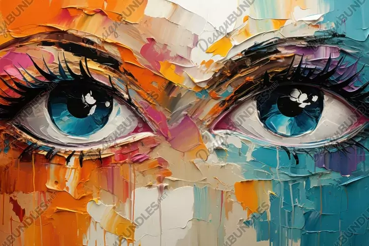 Oil painting Conceptual Background Wallpaper