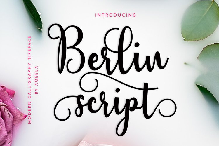 Berlin Script example image 1