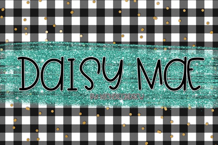 Daisy Mae - A Handwritten Print Font example image 1