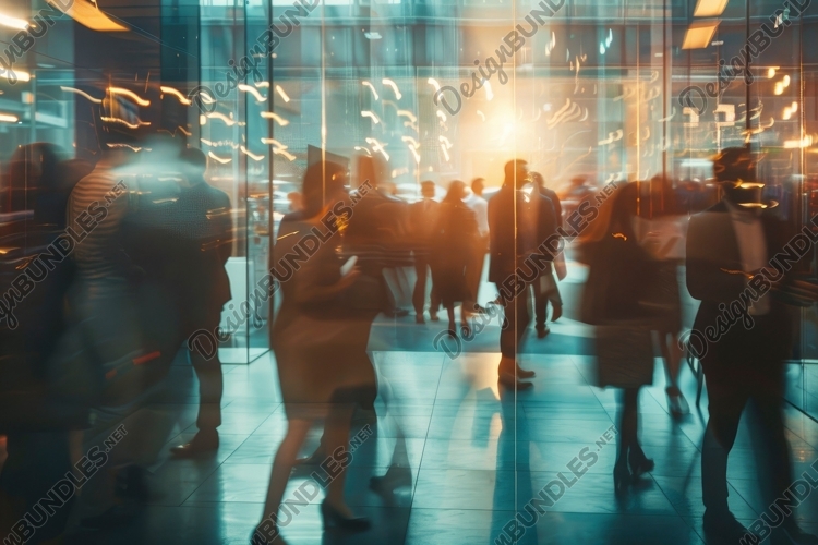 Modern Office Environment Background Wallpaper example image 1