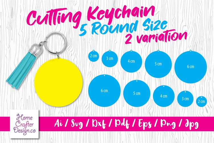 Cutting Keychain 5 Round Size 1254998 
