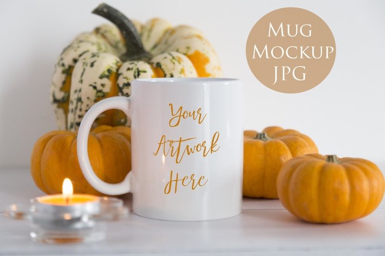 Mug Mockup - Pumpkins example image 1