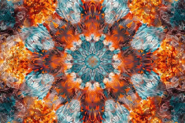 Kaleidoscope Background Wallpaper